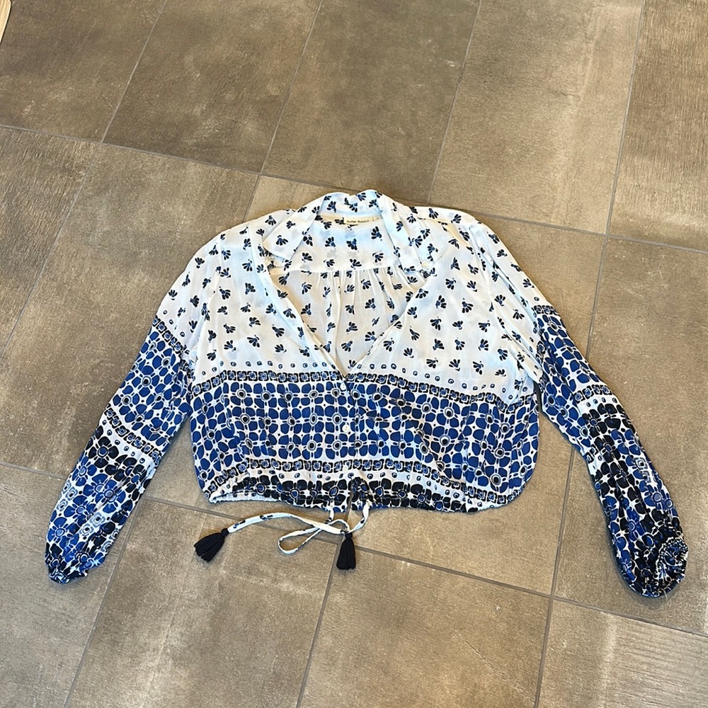 Roberta Roller Rabbit Women's Marble Caleb Top M
